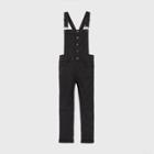 Girls' Button-front Overalls - Cat & Jack Black Wash