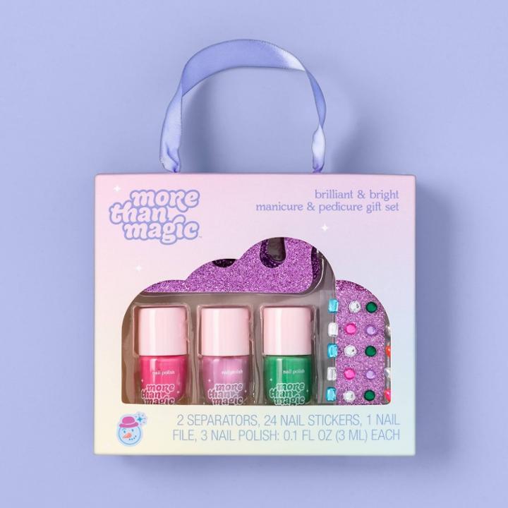 More Than Magic Brilliant & Bright Manicure & Pedicure Gift Set - 7pc -  More Than | LookMazing