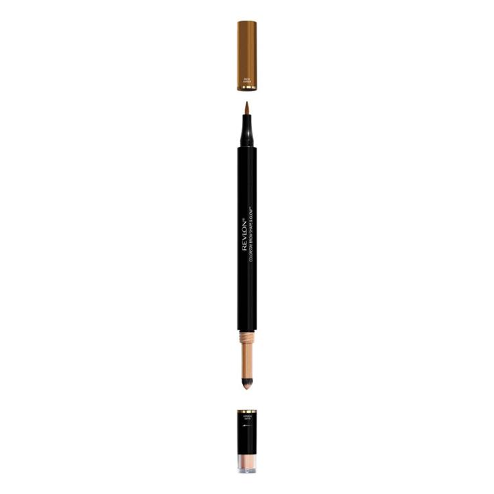Revlon Colorstay Brow Marker + Highlighter 265 Soft Black - 0.05oz,