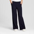 Women's Wide Leg Bi-stretch Twill Pants - A New Day Federal Blue 2l,