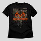 Men's Realtree Flag And Antlers Graphic T-shirt - Black