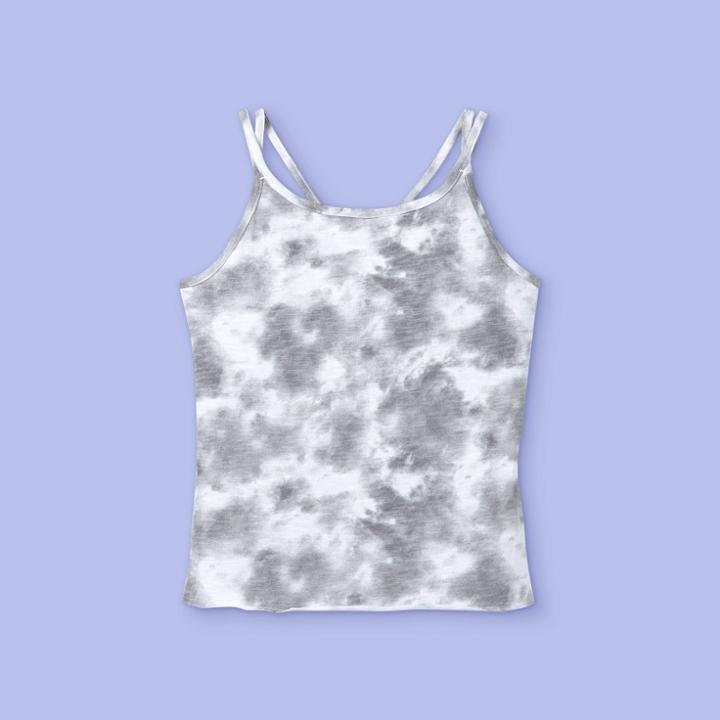 Girls' Tie-dye Tank Top - More Than Magic Black
