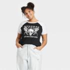 Zoe+liv Women's Plus Size Skull Baby Short Sleeve Graphic T-shirt - Black
