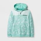 Boys' Long Sleeve Hooded Fleece Sweatshirt - Cat & Jack Aqua Xxl, Aqua Float