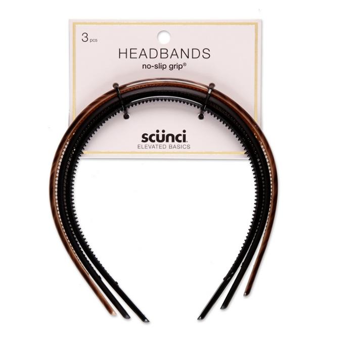 Scünci Scunci No Slip Skinny Headbands - 3pk,
