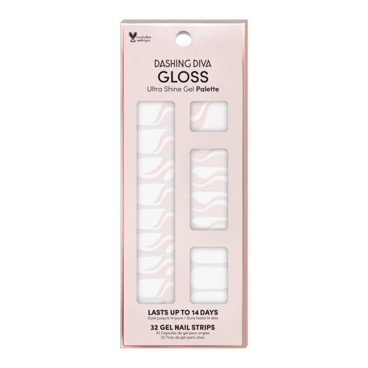 Dashing Diva Gloss Gel Nail Art Strip - Yin & Yang