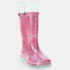 Toddler Girls' Western Chief Hartley Light-up Glitter Rain Boots - Pink