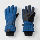 Girls' Quilted Gloves - All In Motion Navy