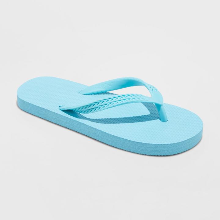 Girls' Mari Flip Flop Sandals - Cat & Jack Turquoise Tint