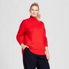 Women's Plus Size Turtleneck - A New Day Red