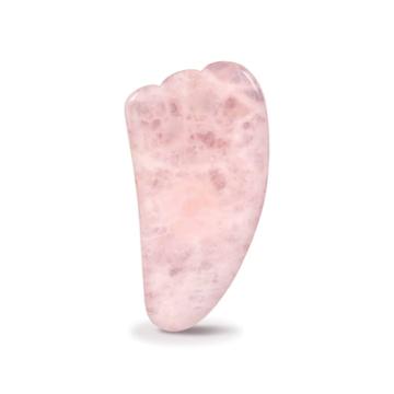 Plum Beauty Rose Quartz Sculpting Gua Sha