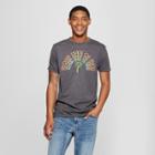 Men's Aloha State Of Mind Graphic Short Sleeve T-shirt - Awake Charcoal