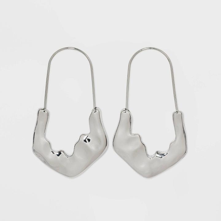 Molten Hammered Hoop Earrings - A New Day
