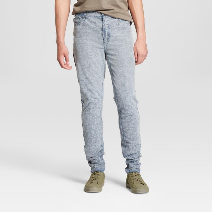 Men's Distressed Stretch Denim Skinny Pants - Jackson