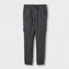 Boys' Cargo Jogger Pull-on Pants - Art Class Dark Gray