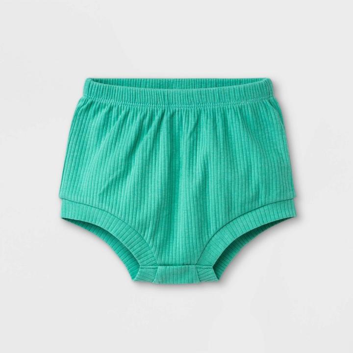 Baby Ribbed Shorts - Cat & Jack Teal