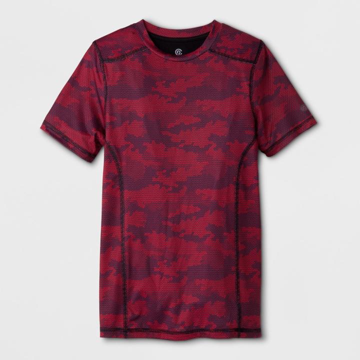 Boys' Printed Fitted T-shirt - C9 Champion Red