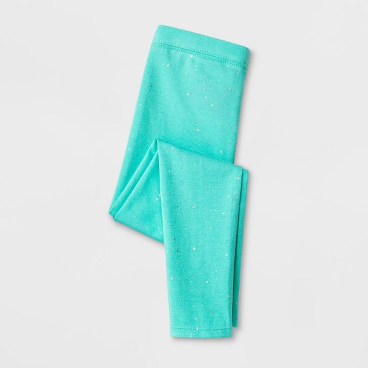 Toddler Girls' Leggings - Cat & Jack Green