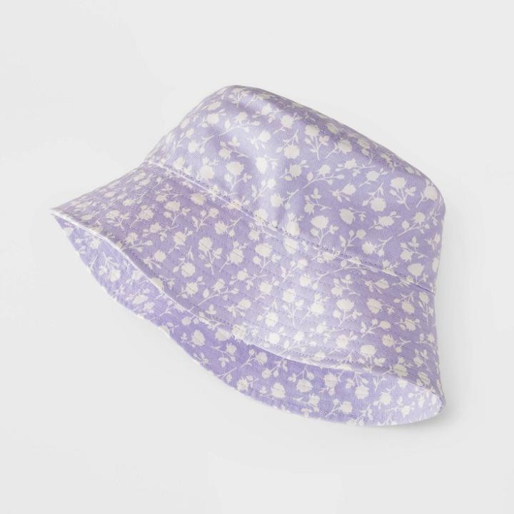 Kids' Bucket Hat - Art Class Purple