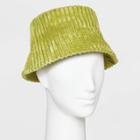 Women's Wide Wale Corduroy Bucket Hat - Wild Fable Green