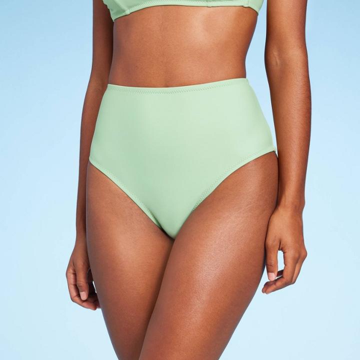 Women's High Waist Cheeky Bikini Bottom - Shade & Shore