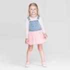 Oshkosh B'gosh Toddler Girls' Unicorn Glitter Tulle Skirtall - Pink 18m, Toddler Girl's