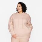 Women's Plus Size Hooded Sweatshirt - Universal Thread Blush