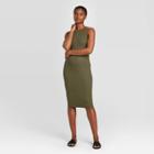 Women's Sleeveless Sweater Dress - Prologue Green