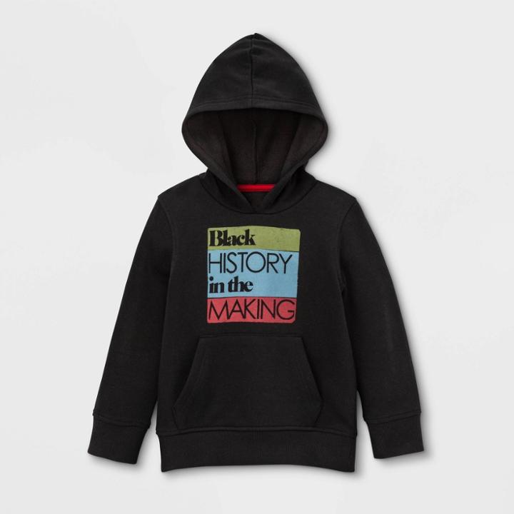 Well Worn Toddler Black History In The Making Hooded Sweatshirt - Black 2t, Toddler Unisex