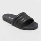 Girls' Shelby Slip-on Slide Sandals - Cat & Jack Black