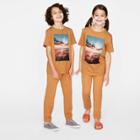 Kids' Short Sleeve Graphic T-shirt - Cat & Jack Brown