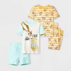 Toddler Boys' 4pc Winnie The Pooh Snug Fit Pajama Set - Yellow
