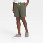 Men's 8 Pull-on Shorts - Goodfellow & Co Olive Green