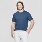 Men's Tall Regular Fit Short Sleeve Lyndale Crew T-shirt - Goodfellow & Co Thunderbolt Blue