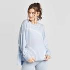 Women's Dyed Cozy Long Sleeve Sweatshirt - Joylab Light Blue