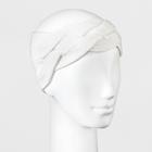 Women's Knit Braided Outerwear Headband - A New Day Cream (ivory)
