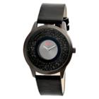 Women's Boum Clique Watch With Custom Stone-inlaid Outer Dial-black, Black
