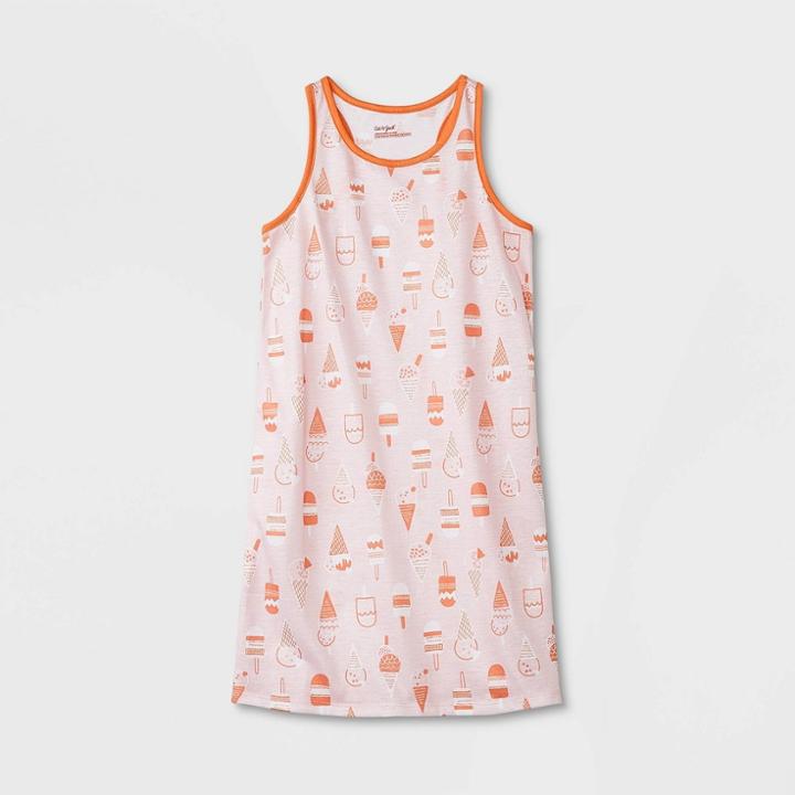 Girls' Ice Cream Tank Nightgown - Cat & Jack Pink