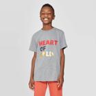 Petiteboys' Valentines Day Short Sleeve Graphic T-shirt - Cat & Jack Gray L, Boy's,