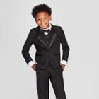 Wd·ny Black Boys' Tuxedo Blazer Black 10 - Wd.ny Black