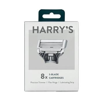 Harry's 5-blade Men's Razor Blade Refills  8 Cartridges  Compatible With All Harry's Razors And Flamingo Razors