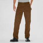 Dickies Men's Relaxed Straight Fit Sanded Duck Canvas Carpenter Jean- Timber