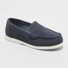Toddler Boys' Zayd Slip-on Loafers - Cat & Jack Navy Blue