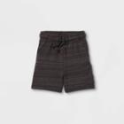 Toddler Boys' French Terry Cargo Pull-on Shorts - Cat & Jack Charcoal Gray