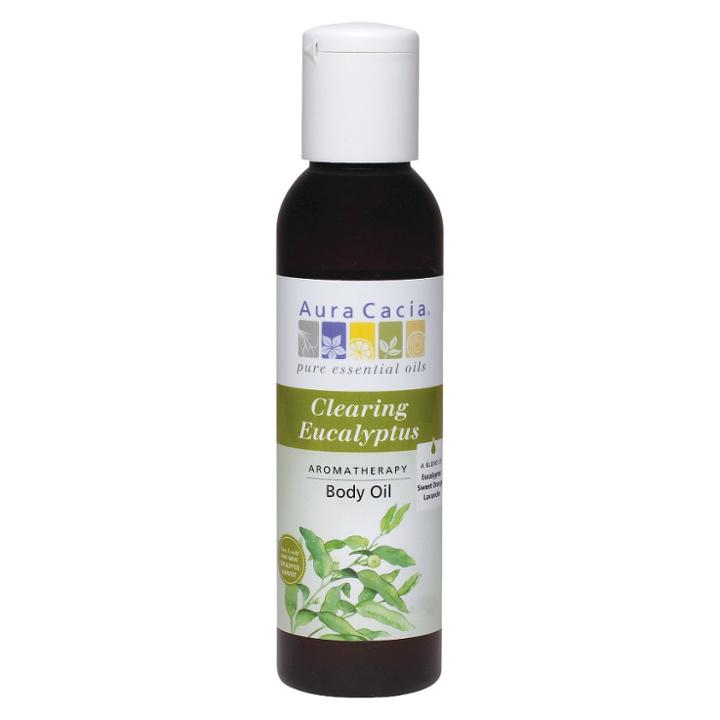 Aura Cacia Clearing Eucalyptus Aromatherapy Body Oil