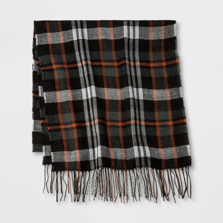 Men's Plaid Oblong Scarf - Goodfellow & Co Green