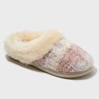 Women's Dearfoams Slide Slippers - Rich Plum L, Size: Large, Rich Purple
