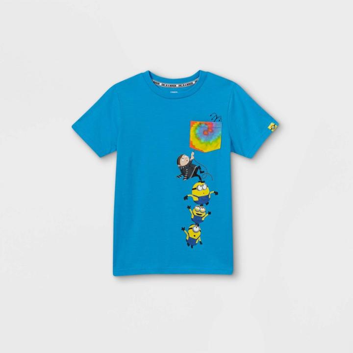 Boys' Universal Minions Short Sleeve T-shirt - Blue