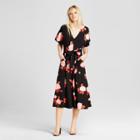 Women's Knit Midi Dress With Pockets - Who What Wear Rose Print