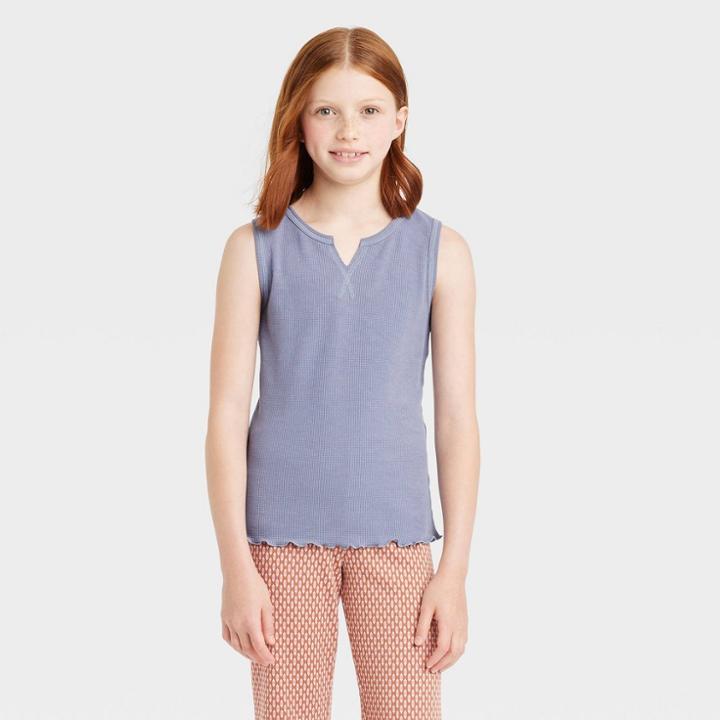 Girls' Notch Neck Tank Top - Art Class